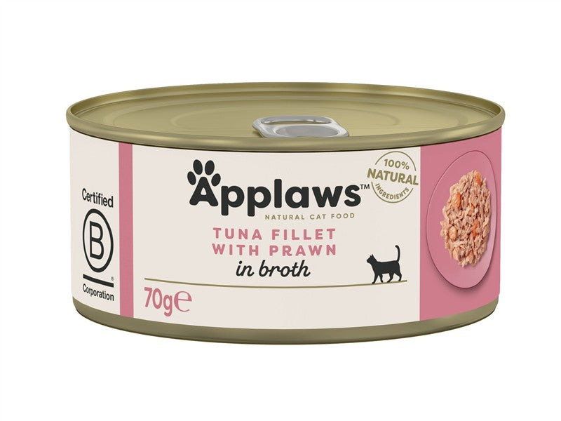 Applaws Tuna Prawn 70g Cat Food Tin