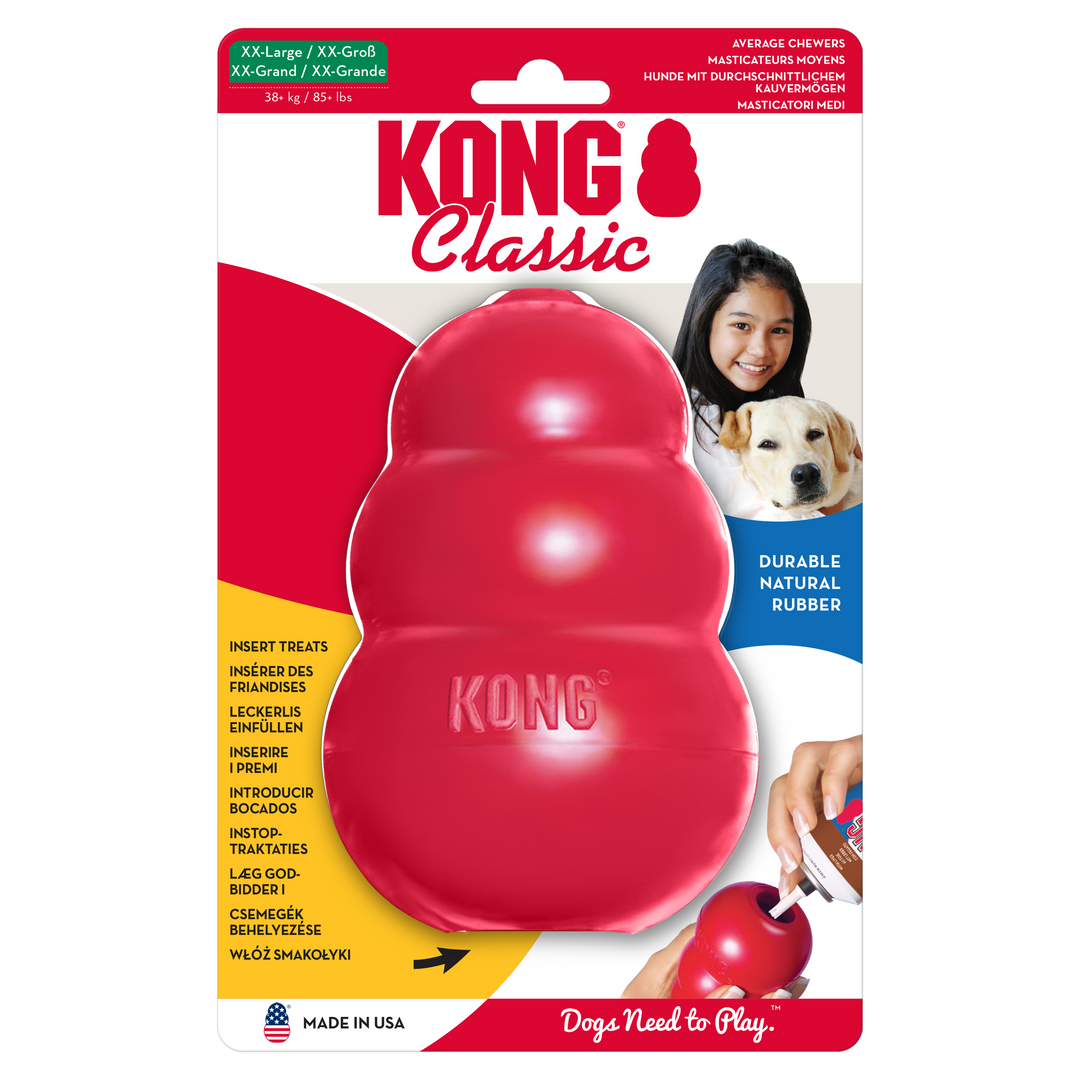 KONG Classic Toy Red XX-Large, in packaging