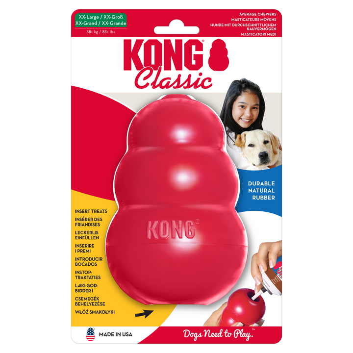 KONG Classic Toy Red XX-Large, in packaging