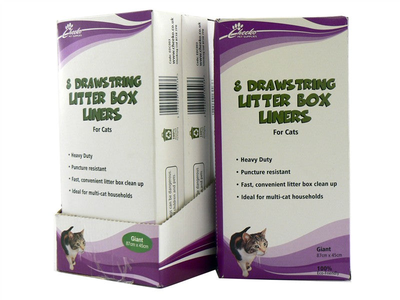 Cheeko Drawstring Litter Box Liner Giant