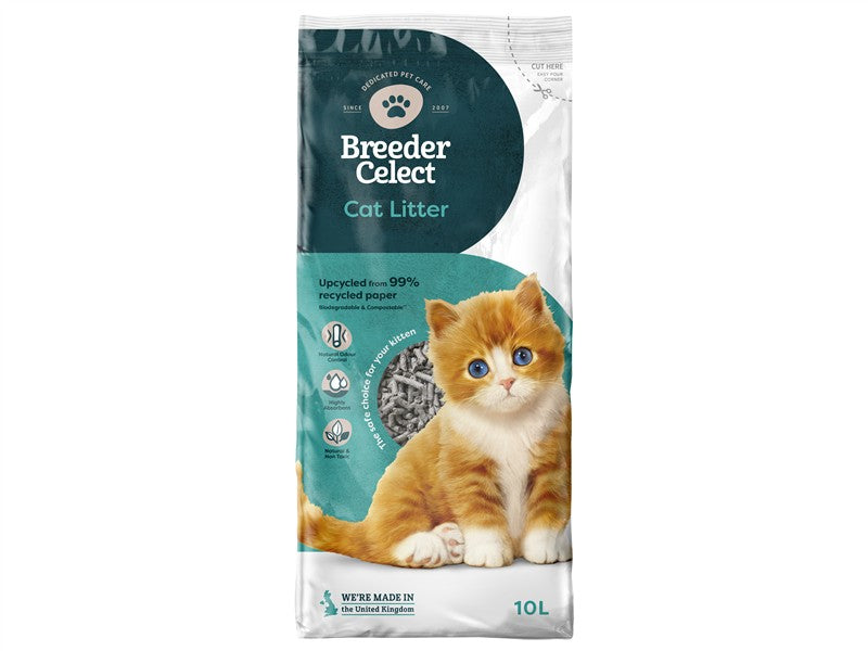 Fibrecycle Breeder Choice Cat Litter 10LT