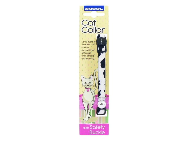 Ancol Camouflage Cat Collar Black/White