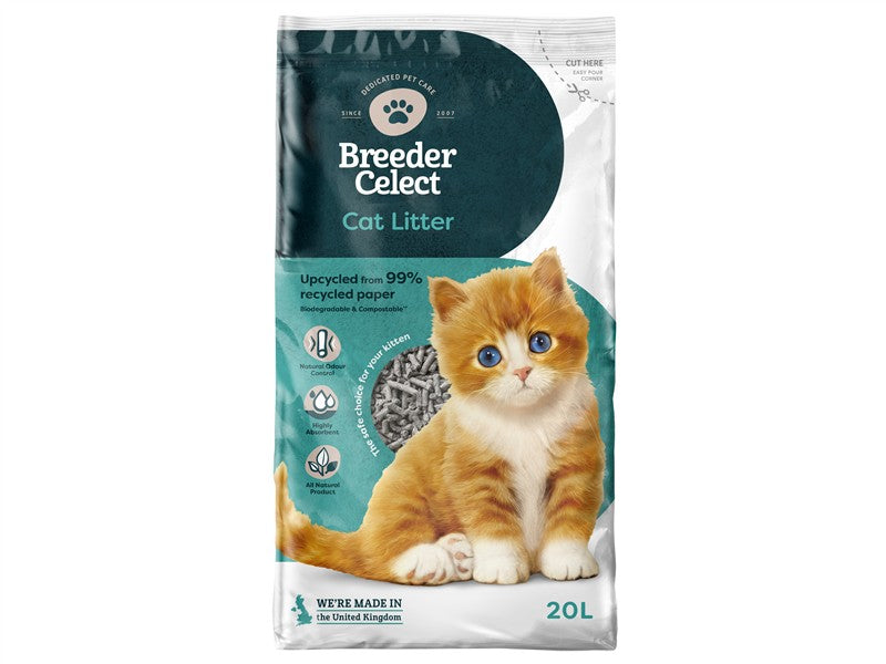Fibrecycle Breeder Choice Cat Litter 20LT