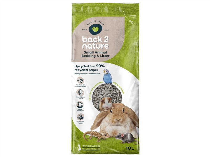 Fibrecycle Back 2 Nature Small An Bedding&amp;Litter 10LT 