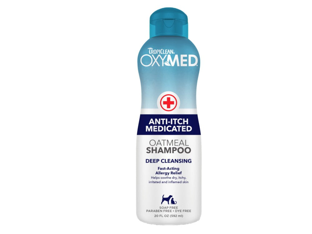 Tropiclean Oxy Medium Medicated Oatmeal Shampoo 592ml 