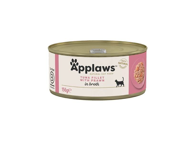 Applaws Tuna&amp;Praw 156g Cat Food Tin