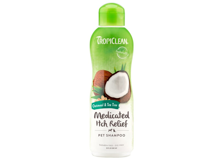 Tropiclean Oatmeal&amp;Tea Tree Medicated Shampoo 355ml (Dog) 