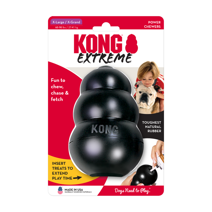 KONG Extreme Toy Black X-Large, in packaging