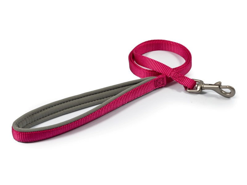 Ancol Air Cushion Nylon Lead Raspberry 12MMX1M 
