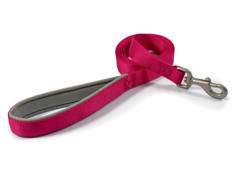 Ancol Air Cushion Nylon Lead RASPBERRY25MMX1M (Dog) 