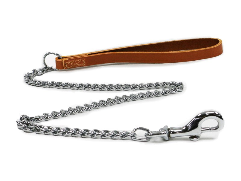Ancol Medium Chain Lead Tan 80cm 