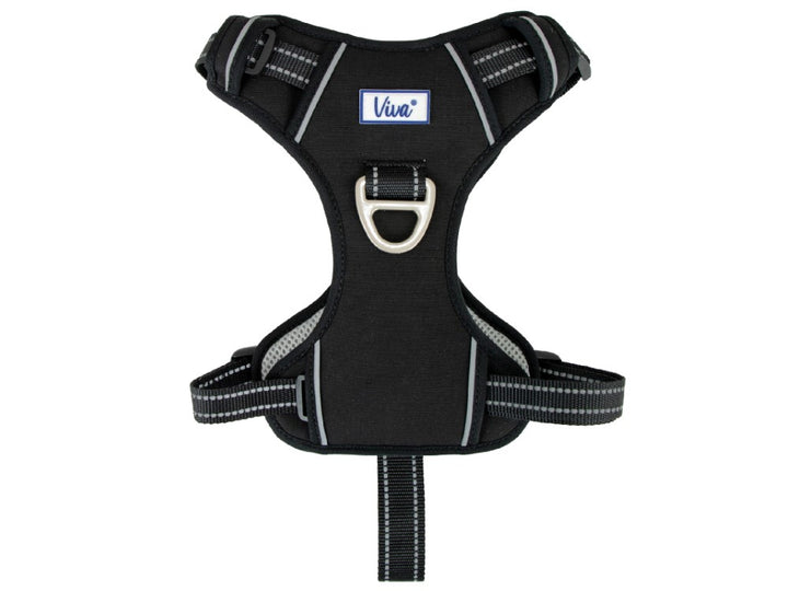 Ancol Viva Exercise &amp; Travel Harness Black Medium (Dog) 