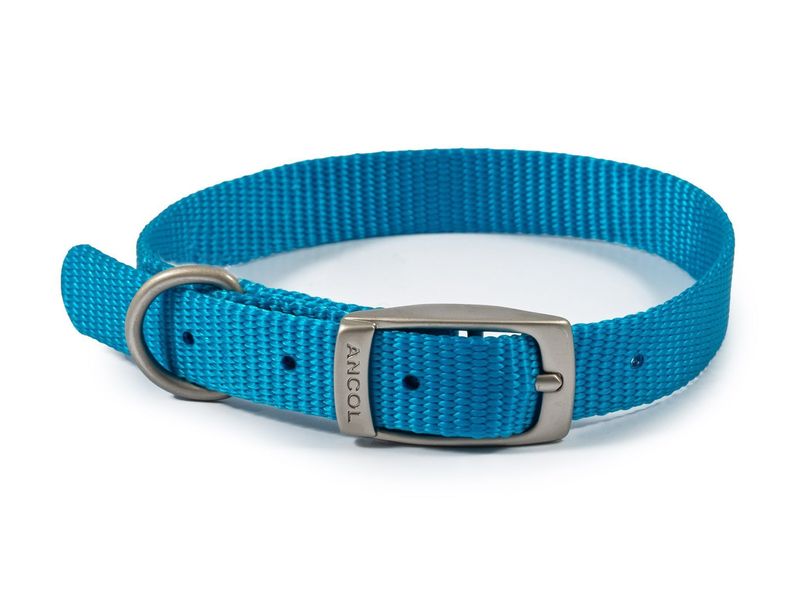 Ancol Viva Nylon Collar Blue 51cm Size 5 