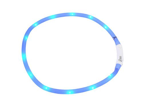 Ancol Usb Safety Halo Band Onesize Blue (Dog) 