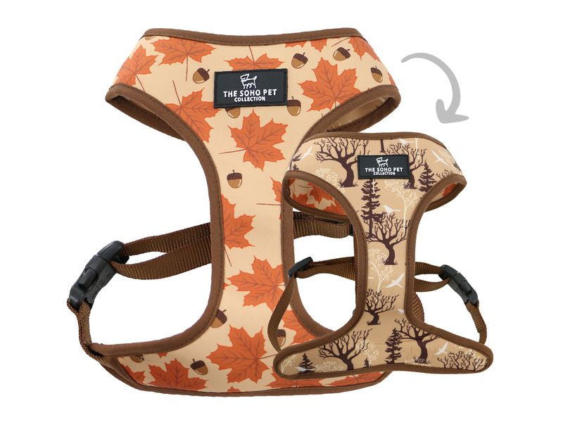 Ancol Soho Reversible Harness Maple/Woodland Large 