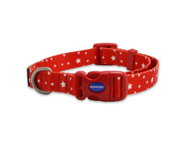 Ancol Soho Star Nylon Adj Collar Size 2-5 