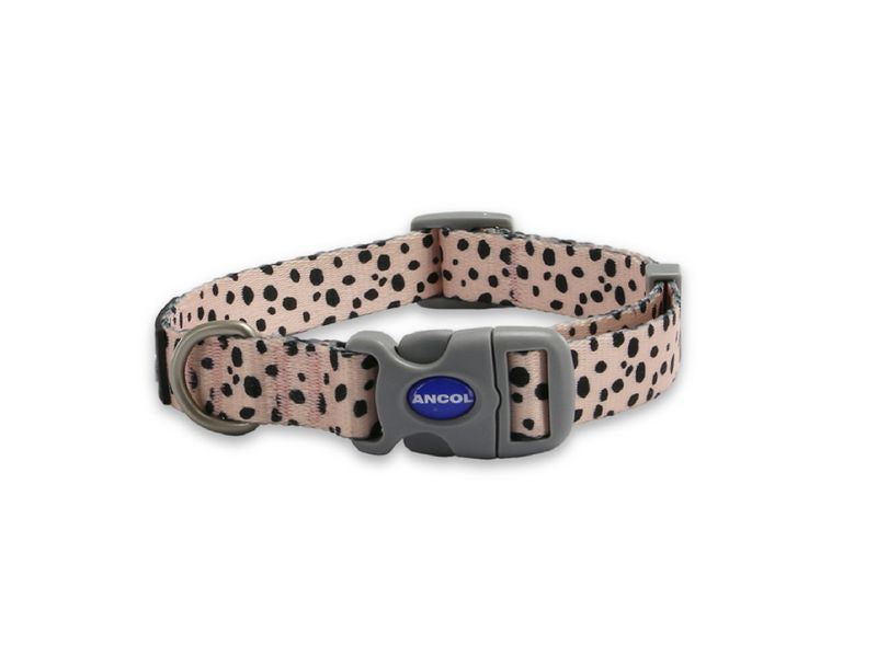 Ancol Soho Dalmation Nylon Adj Collar Size 2-5 