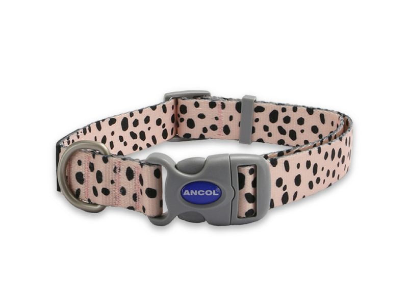 Ancol Soho Dalmatian Nylon Adjustable Collar Size 5-9