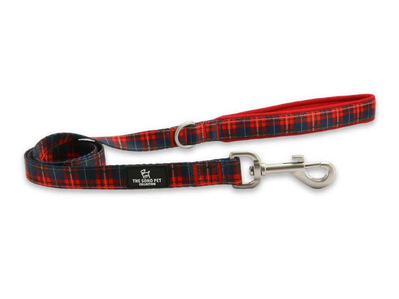 Ancol Soho Tartan Nylon Lead 100cm X 19mm 