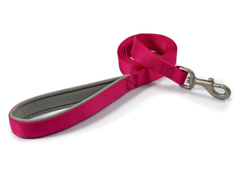 Ancol Aircushion Nylon Lead RASPBERRY25MMX1.8M (Dog) 