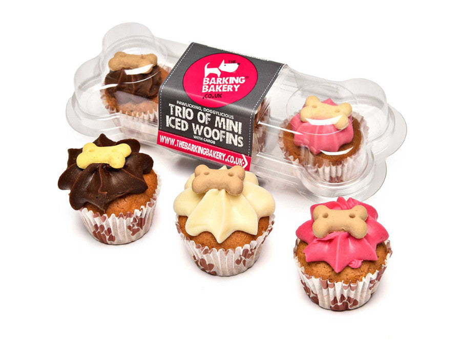 Barking Bakery Mini Iced Trios 38g