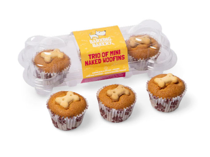 Barking Bakery Mini Uniced Trios 38g
