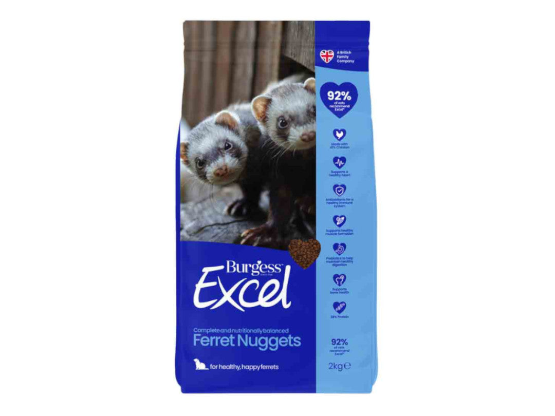 Burgess Excel Ferret Food 2kg (Fish)