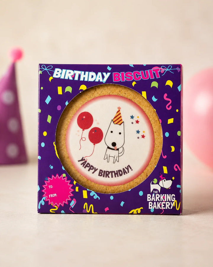 Barking Bakery Birthday Edible Disc (Yappy Birthday Biscuit)
