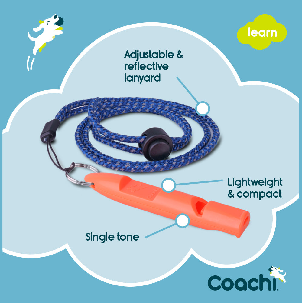 Company of Animals Coachi Training Whistle Coral, view 2
