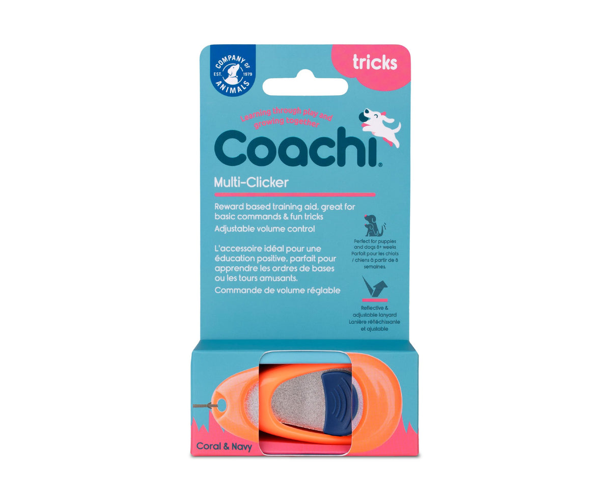 Company of Animals Coachi Multi Clicker Coral, view 2