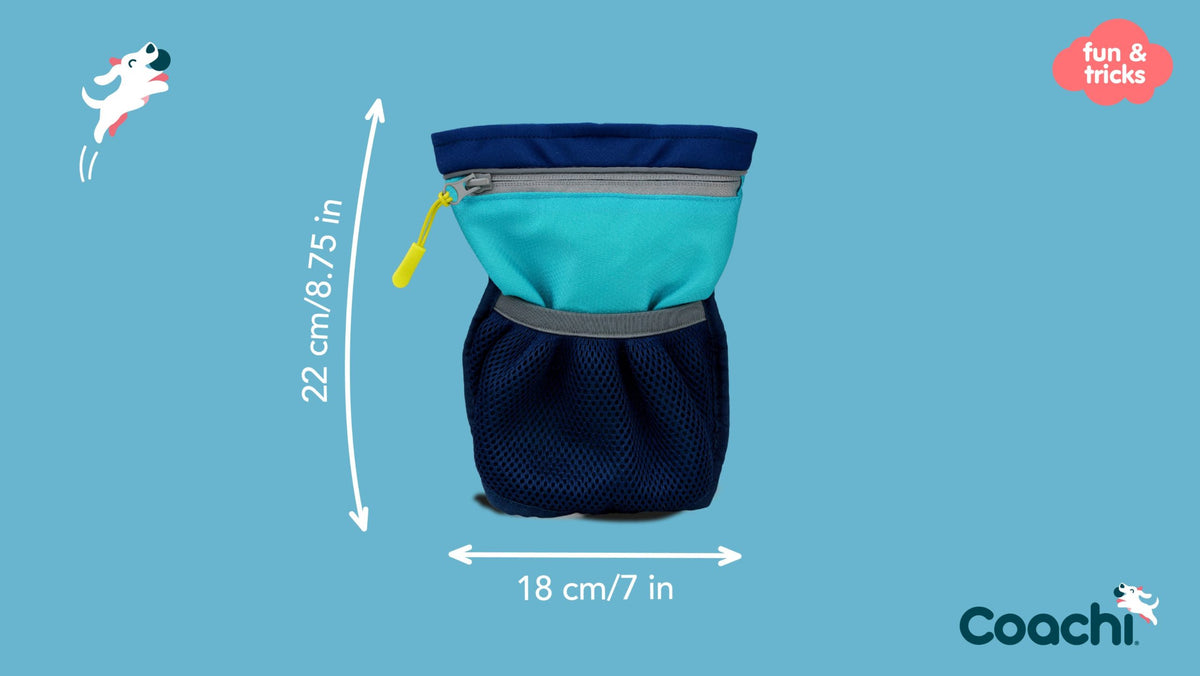 Company of Animals Coachi Train and Treat Bag Navy and Blue, view 2