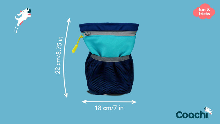 Company of Animals Coachi Train and Treat Bag Navy and Blue, view 2