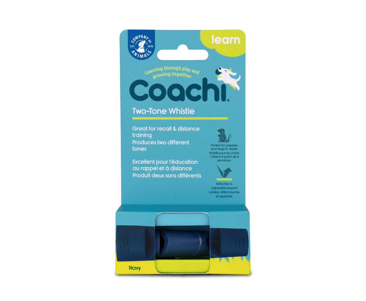 Company of Animals Coachi Two Tone Whistle Navy, view 2