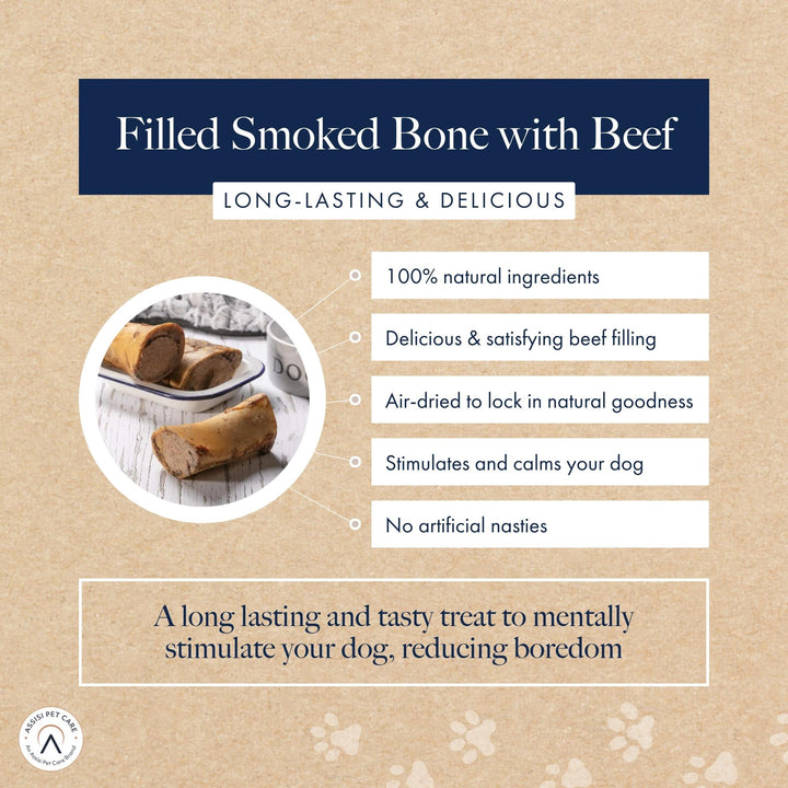 Hollings Smoked Beef Filled Bone Dog Treat, view 3