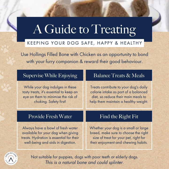 Hollings Chicken Filled Bone Dog Treat, view 5