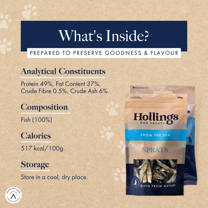 Hollings Sprats 100g, view 4