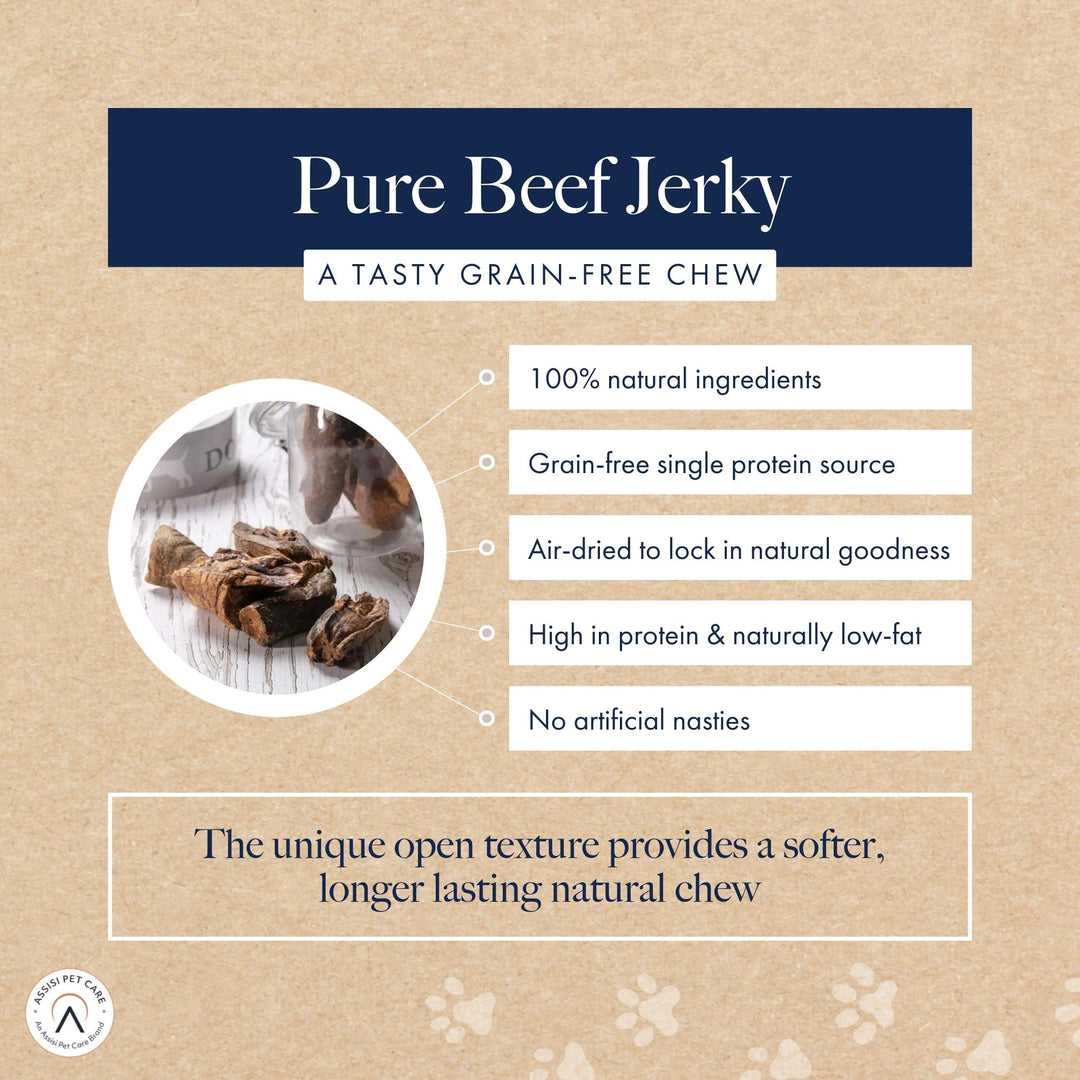 Hollings Pure Beef Jerky 100g Treat, view 3