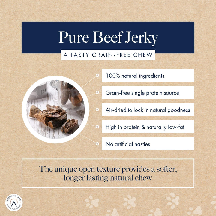 Hollings Pure Beef Jerky 100g Treat, view 3