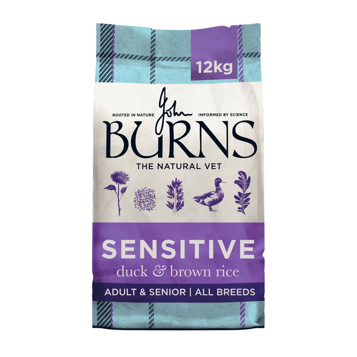 Burns Adult Sensitive Duck and Brown Rice, 12kg bag