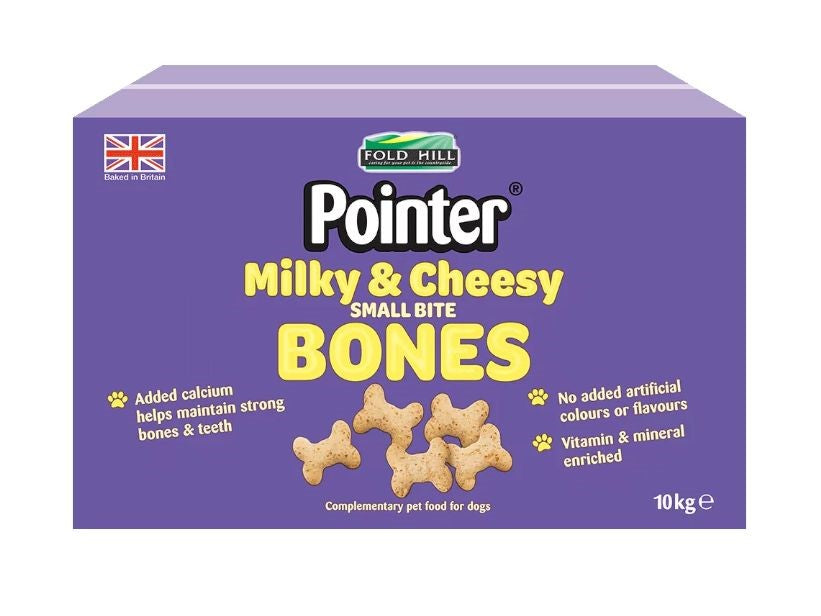Foldhill Pointer Milky Cheesy Small Bite BONES10KG