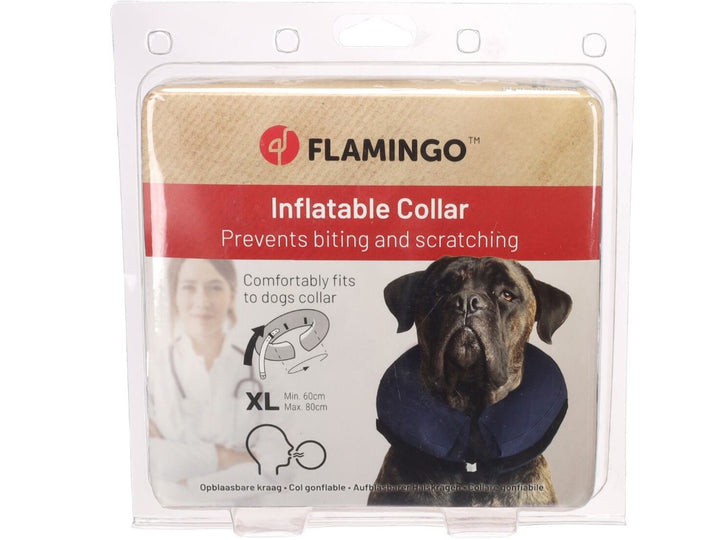 Flamingo Inflatable Dog Collar X-Large