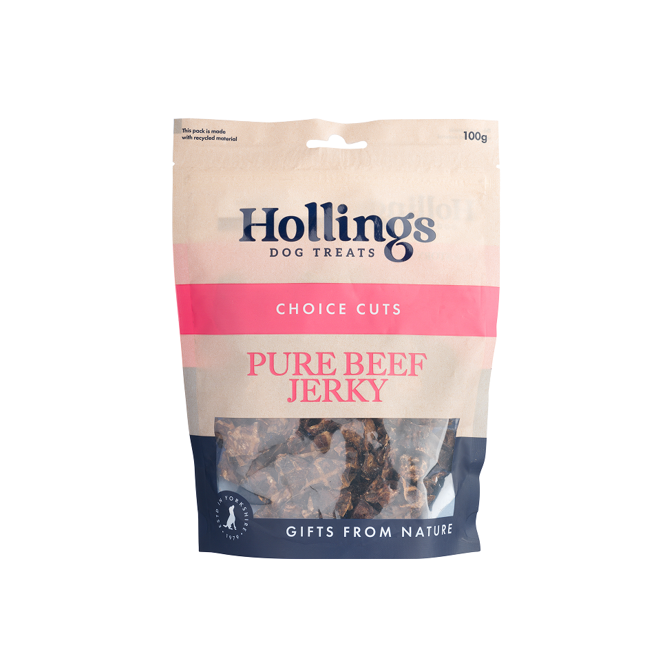 Hollings Pure Beef Jerky 100g Treat