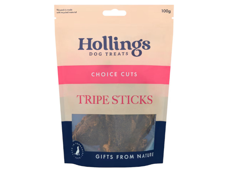 Hollings Tripe Sticks 100g Dog Treat