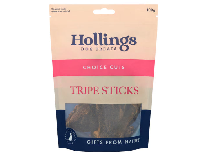 Hollings Tripe Sticks 100g Dog Treat