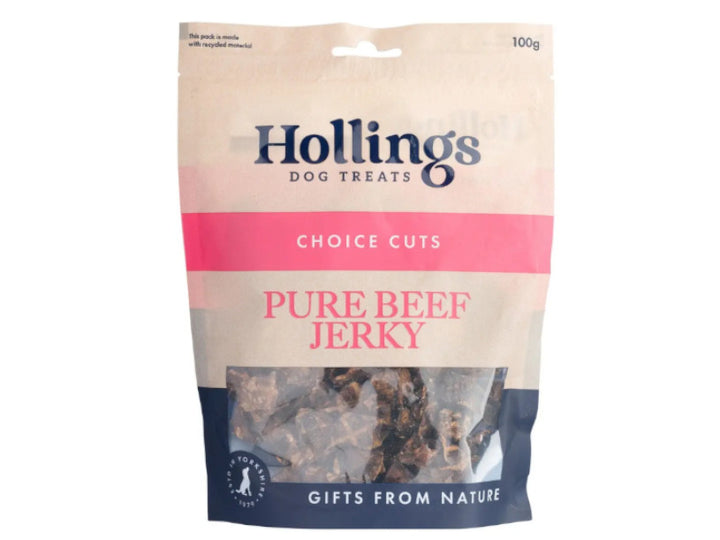Hollings Pure Beef Curls 100g