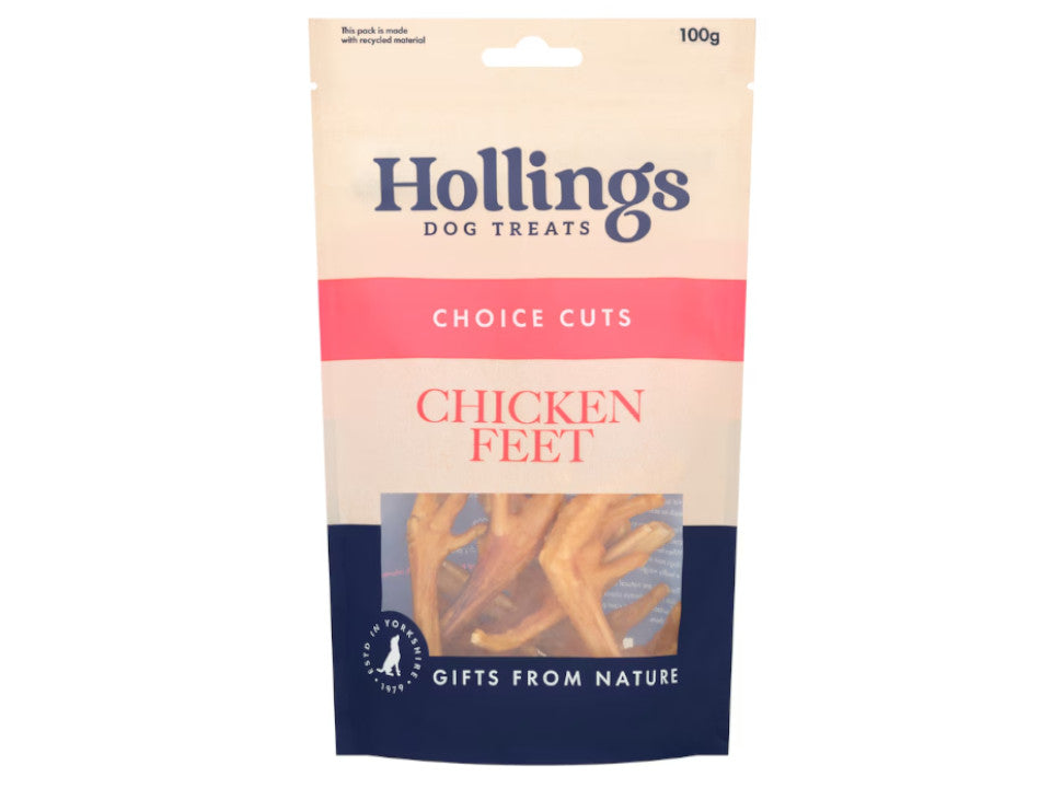Hollings Chicken Feet 100g