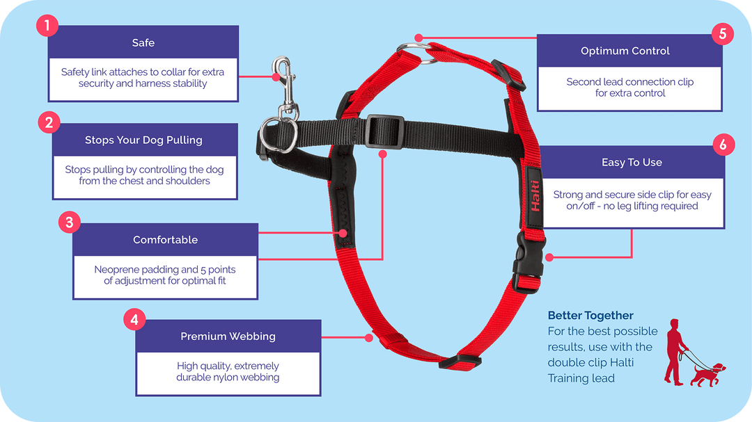 Halti Front Control Harness Lrg, view 2