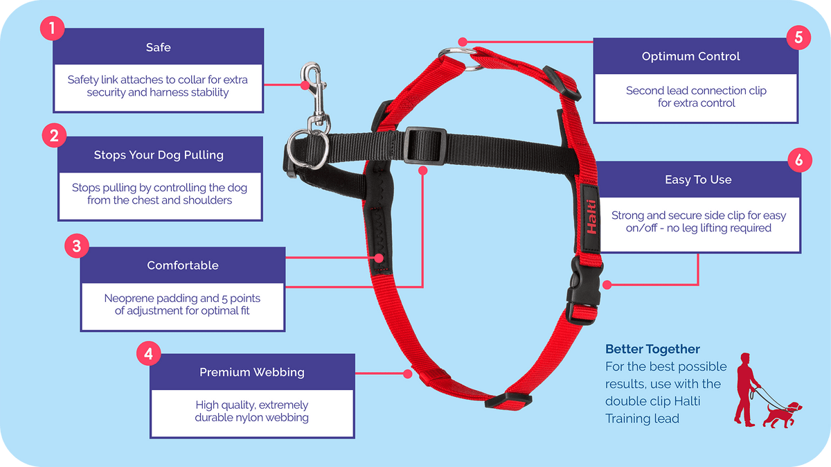 Halti Front Control Harness Lrg, view 2