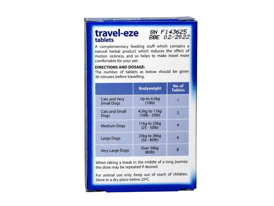 Johnsons Vet Travel Capsules for Dogs