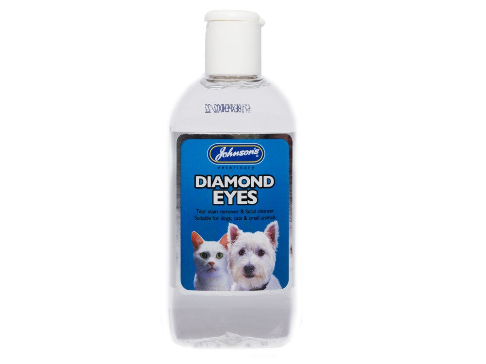 Johnsons Vet Diamond Eyes 125ml (TEARSTAIN/CLEANS) (Dog)